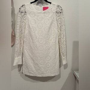 Lilly Pulitzer Aisha Eyelet Romper